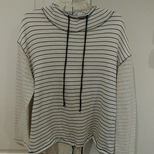 Stripped hoodie one size fits all